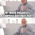 Surprise birthday party
