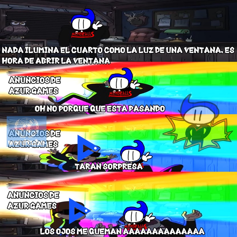 Azur games como te odio - meme