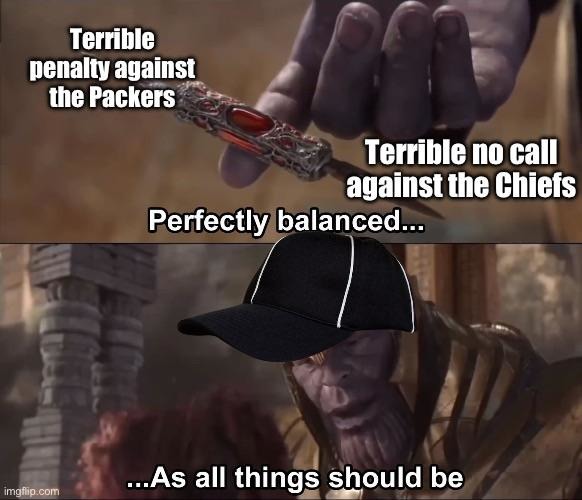 Packers and Chiefs meme