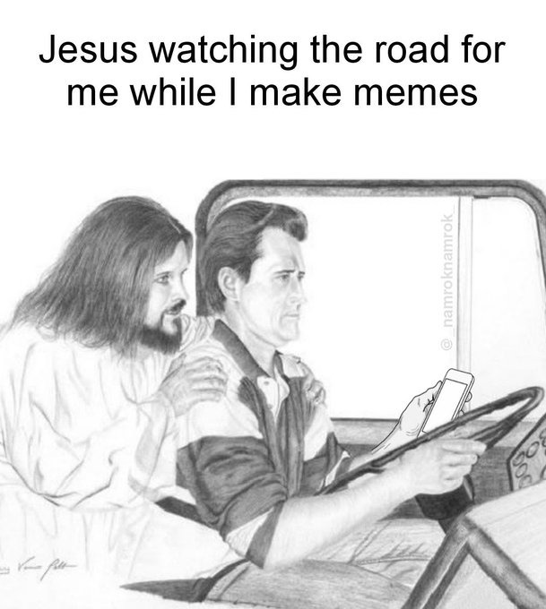 i'm only alive by grace - meme