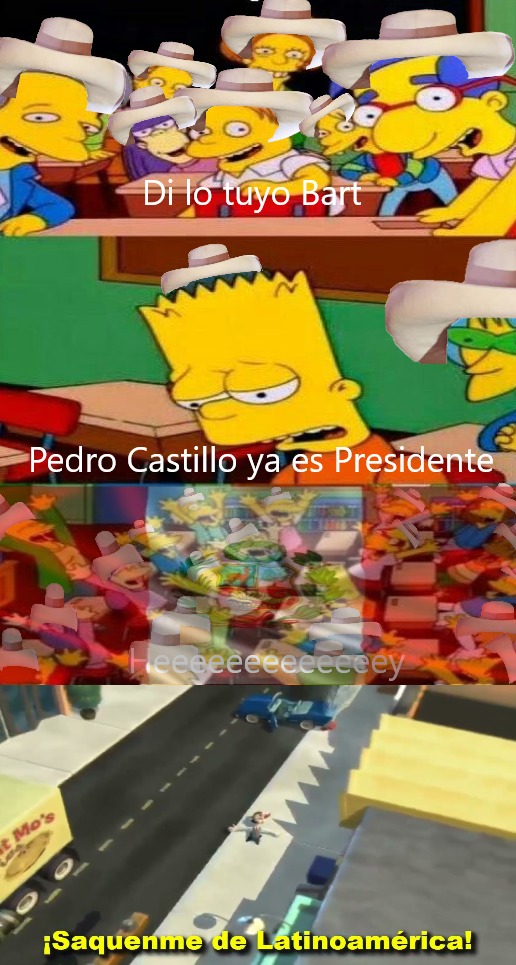 Feliz Dia de la independecia del Peru 200 AÑOS Pedro Castillo - meme