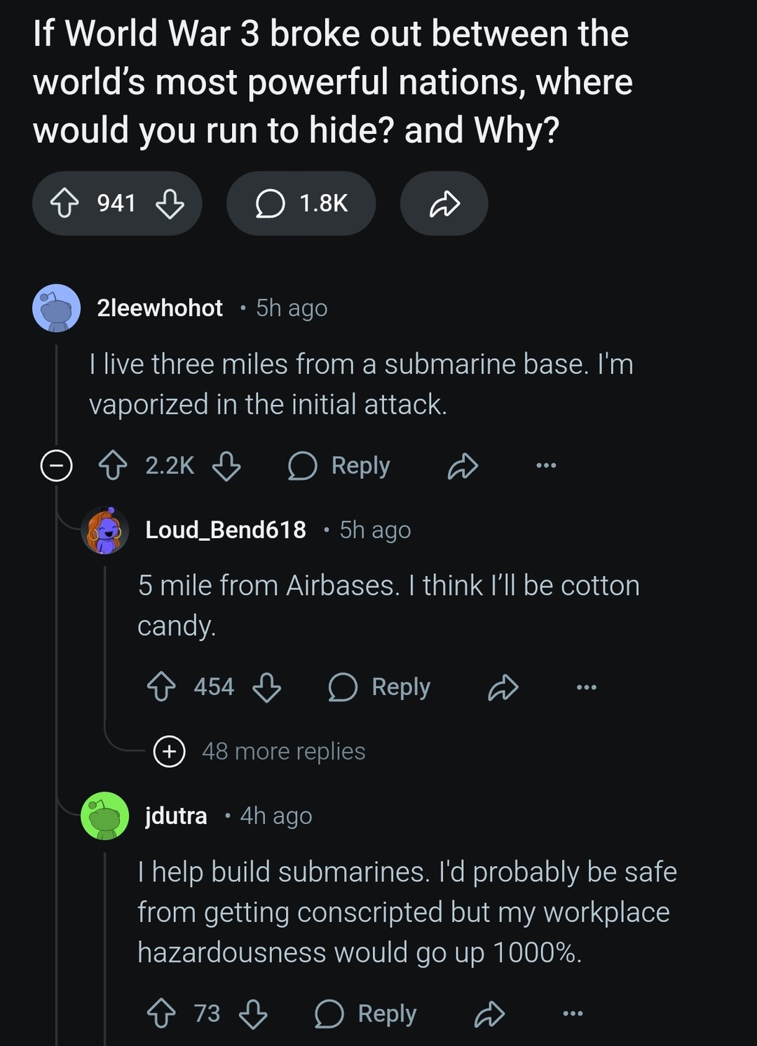 WW3 starts and I'm basically cotton candy in the blast - meme