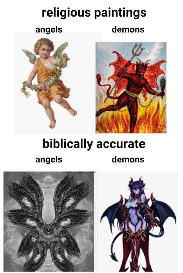 biblically accurate - meme