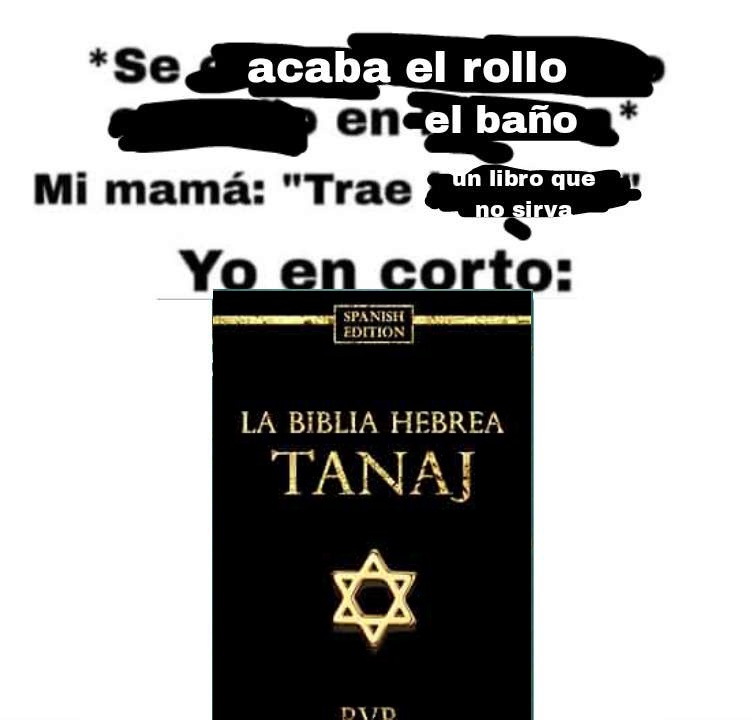 Tanaj, el libro supremacista judio. - meme