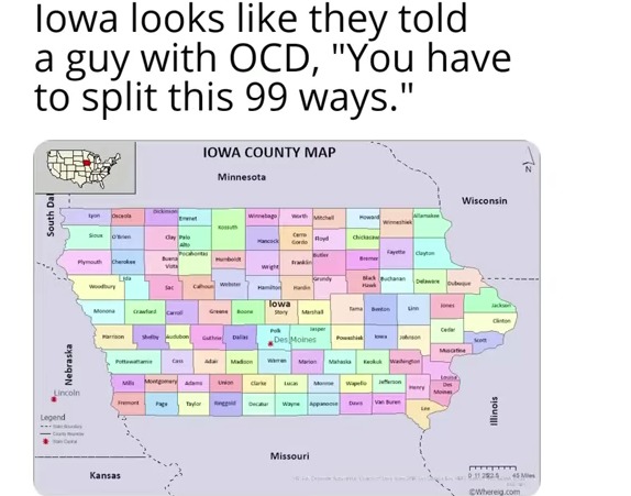 No hate to Iowa but cmon.. - meme