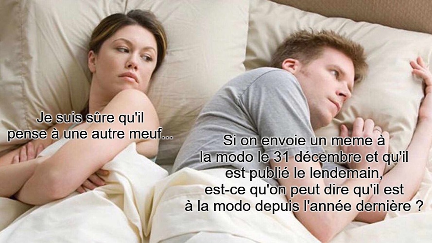 Le titre à été écrit en 2024 - meme