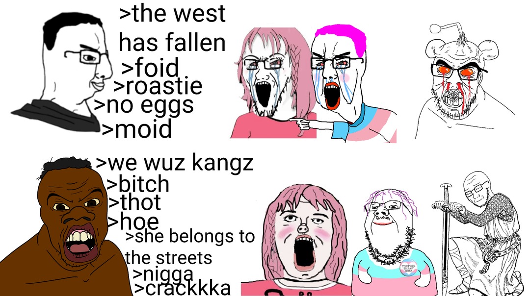 aryan vs negro - meme