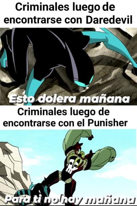 Dardevil=/=Punisher - meme