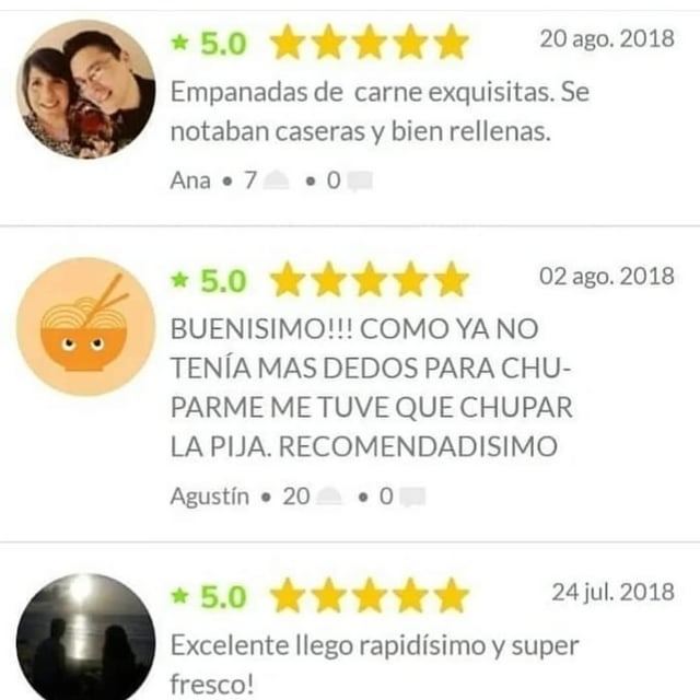 review de empanadas - meme