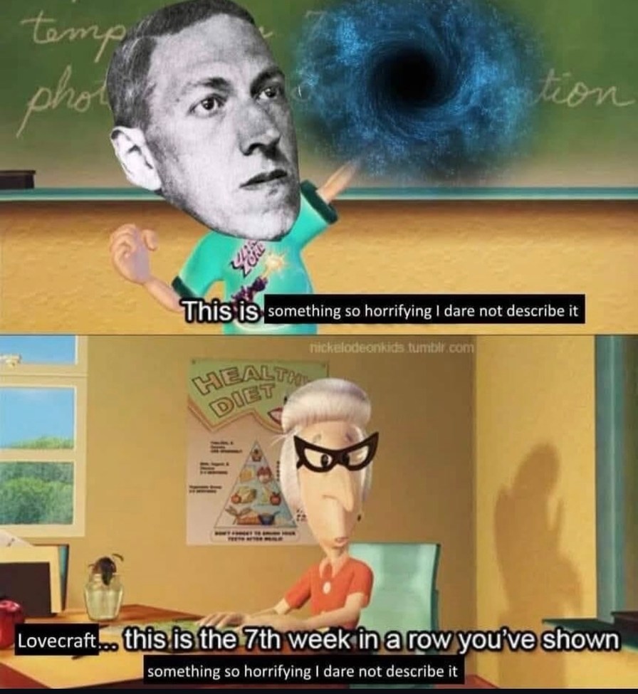 Another week, another unspeakable horror image drop - meme