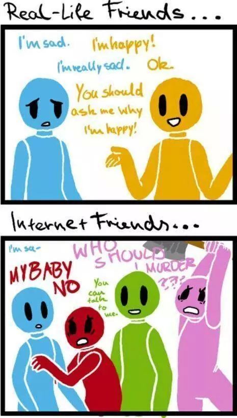 Online friends are the best friends! : r/memes