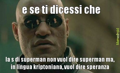 sono un fan di superman - meme