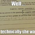 Grading tests when I saw this