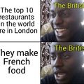 No Real British Cuisine