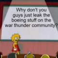 Boeing War Thunder leak meme