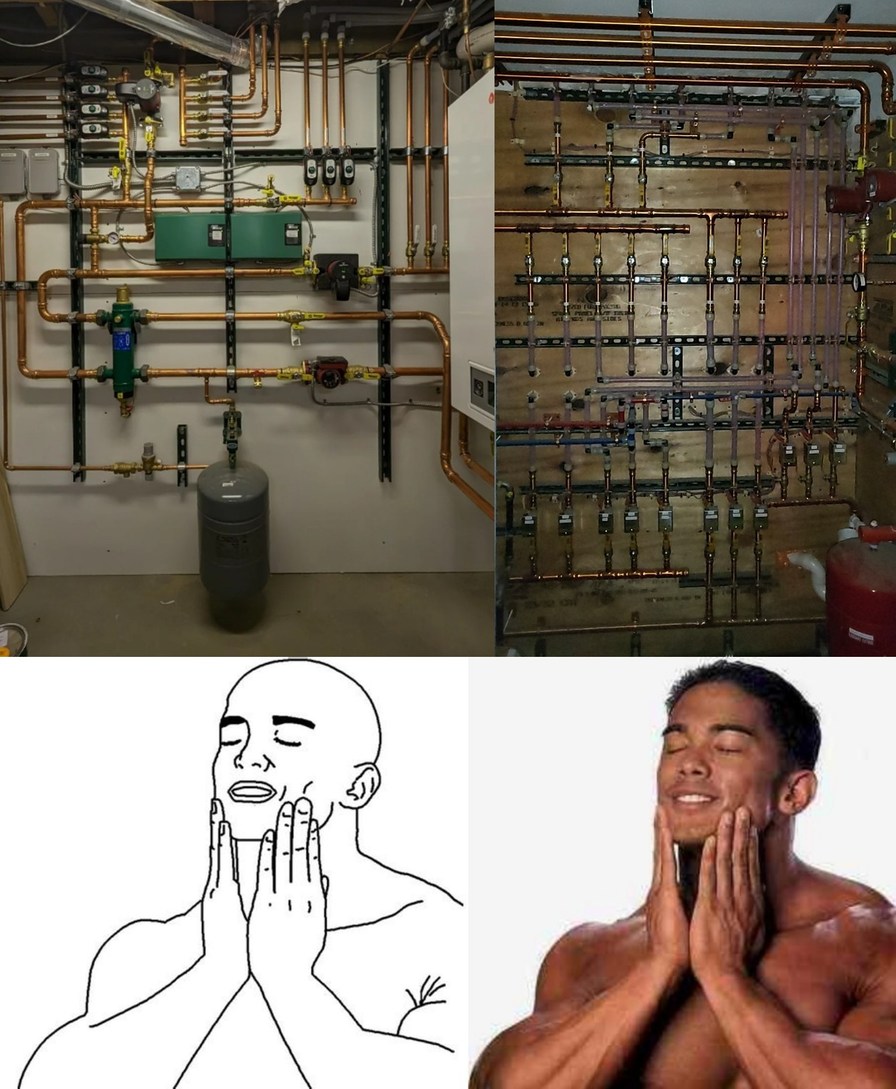 Plumber OCD go Brrrrr! - meme