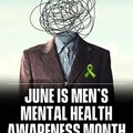 June is men's mental health month