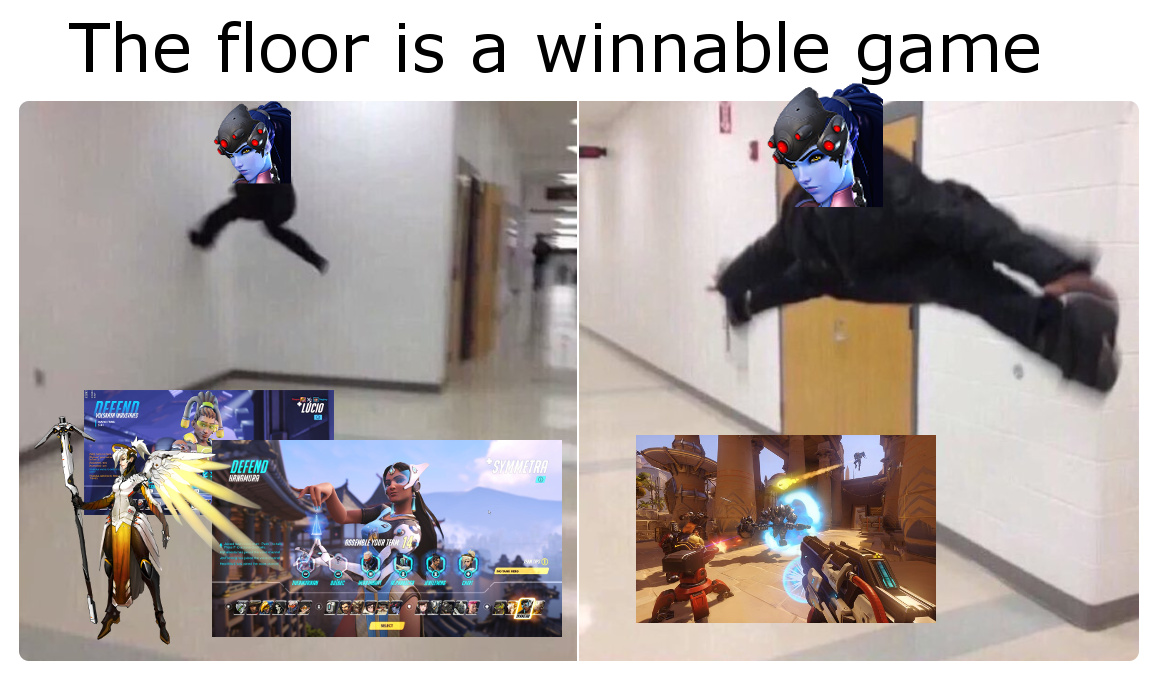 Thats how to carry as widowmaker - meme
