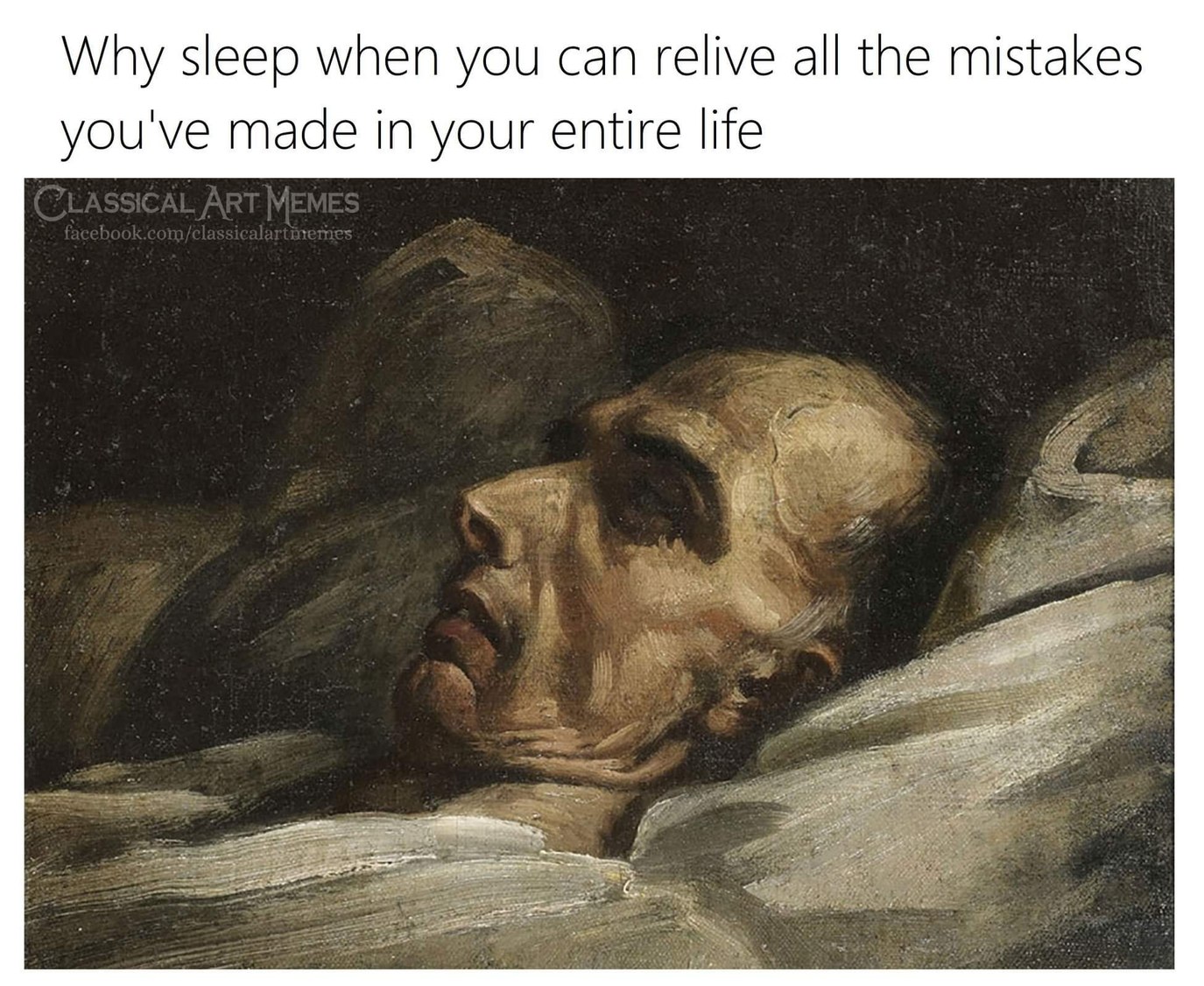 Sleeping is overrated - meme