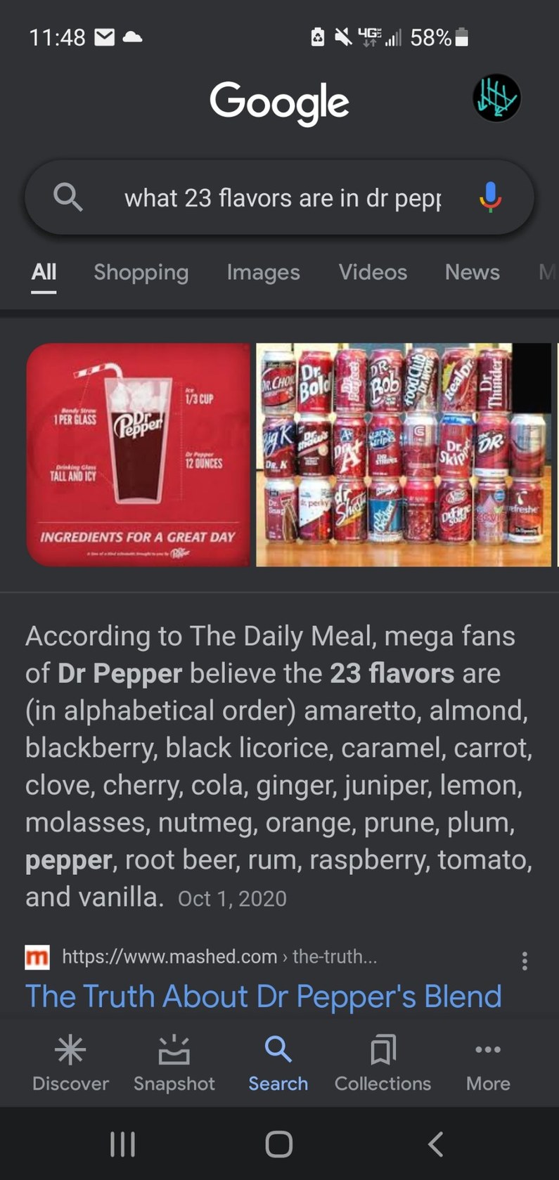 23 dr pepper flavors - meme