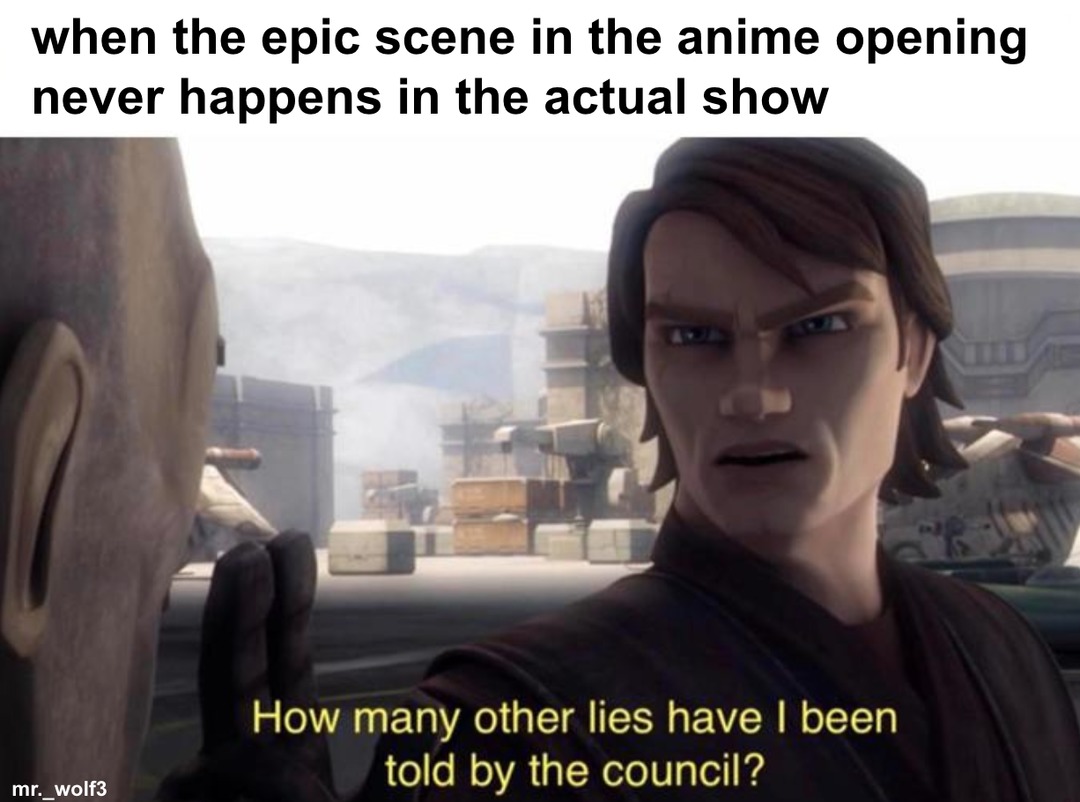 anime is fine, it's the people who treat it like a religion that are cringe - meme