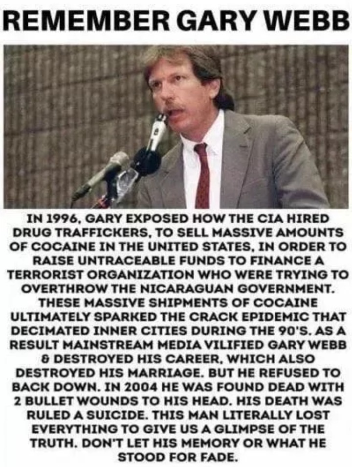 Remember Gary Webb - meme