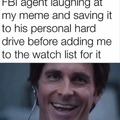 laughing FBI agent