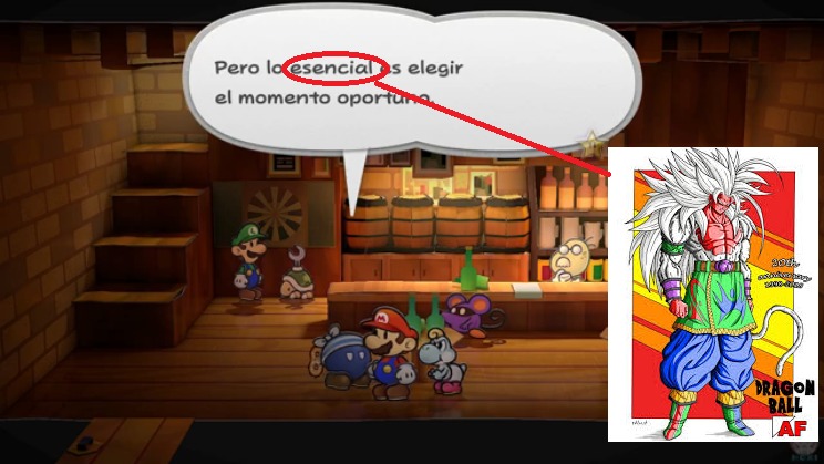 7 palabras esencia paper mario la puerta de la esencia - meme