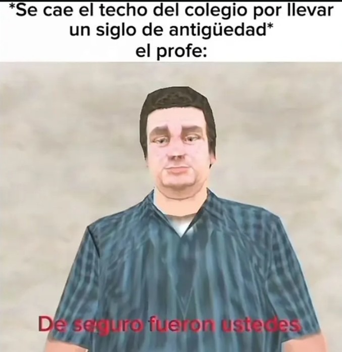 Profe pendejo - meme