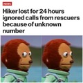 Hiker lost for 24 hours