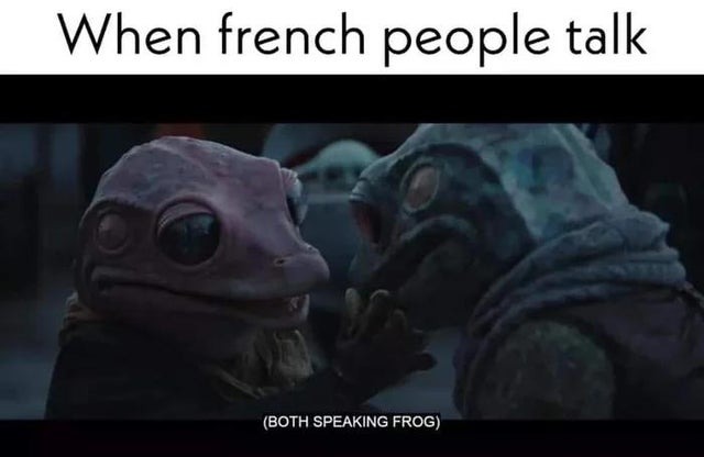 French people talking - meme