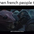 French people talking