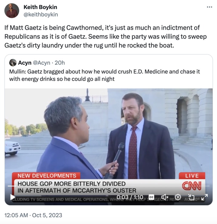 Matt Gaetz news - meme