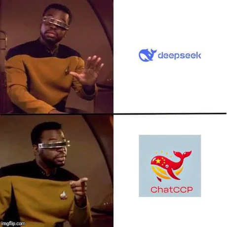 Deepseek o mejor dicho ChatCCP - meme