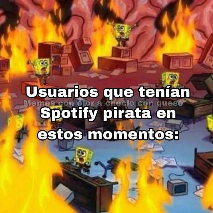 Spotify pirata meme