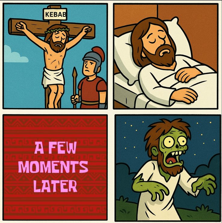 Un bien belle histoire de zombie - meme