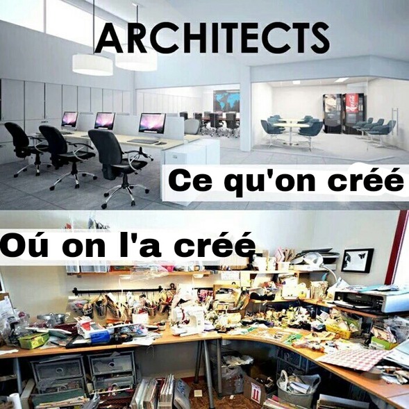 Les architectes - meme