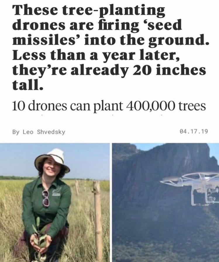 Drone planter go brrrrrrttttt - meme