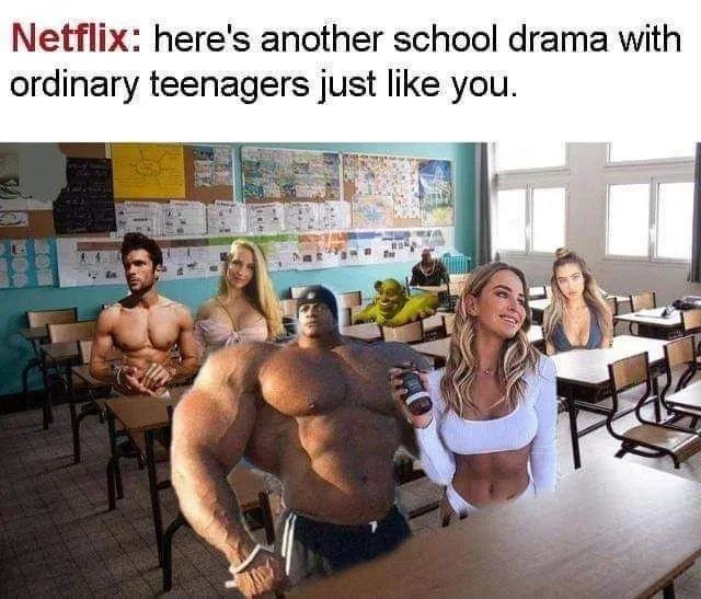 Netflix, just like in real life - meme