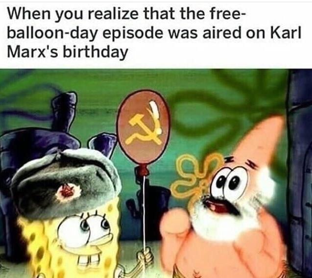 Karl Marx birthday meme