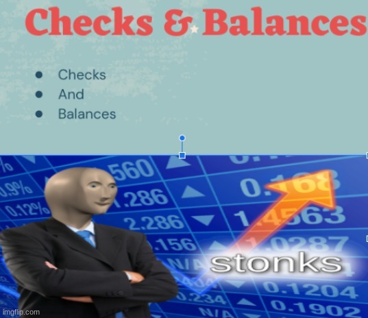 Checks and balances - meme