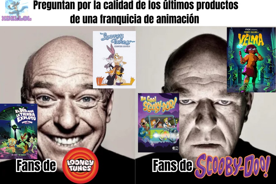 pobres fans de scooby doo, estamos esperando una nueva versión decente - meme