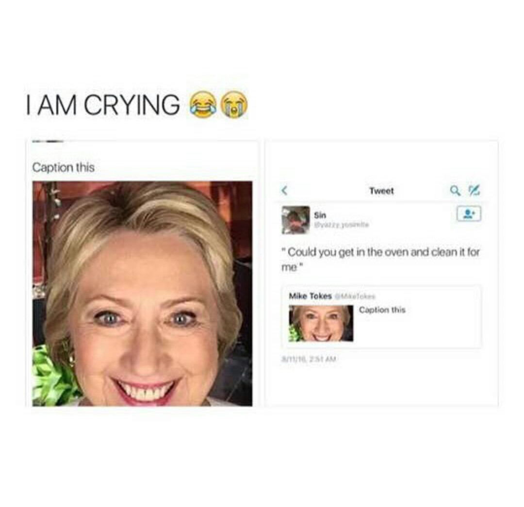 Hillary Clinton wilding. - meme