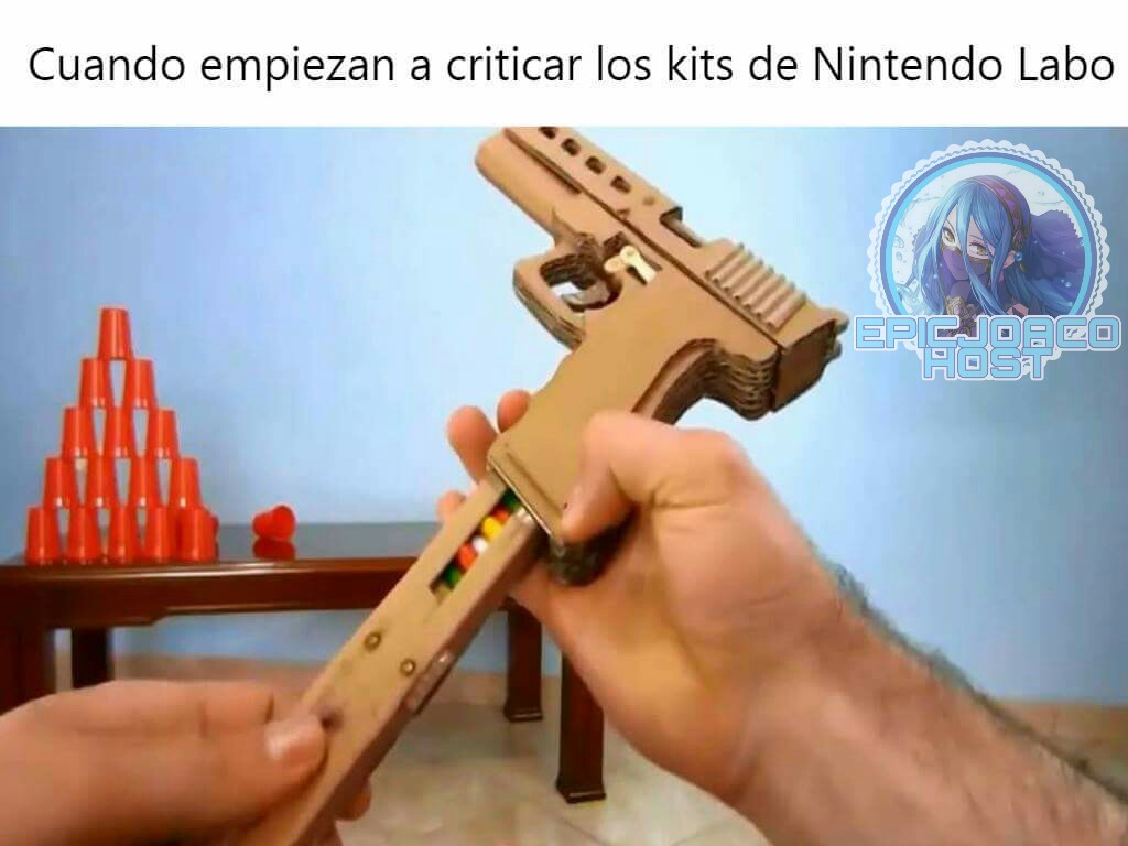 Nintendo Labo Kit Pistola Meme