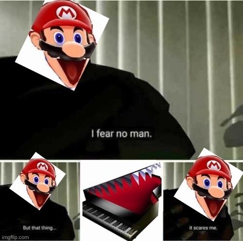 Mario scared - meme