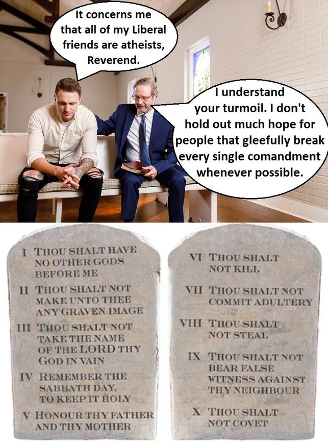 No wonder they find the Bible soooooo offensive - meme