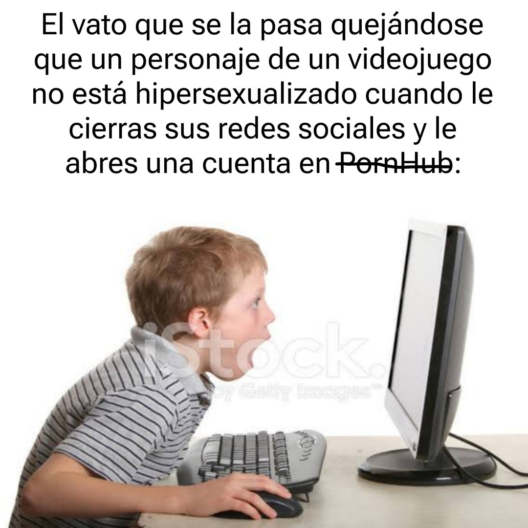 Duerman a los adictos al porno - meme