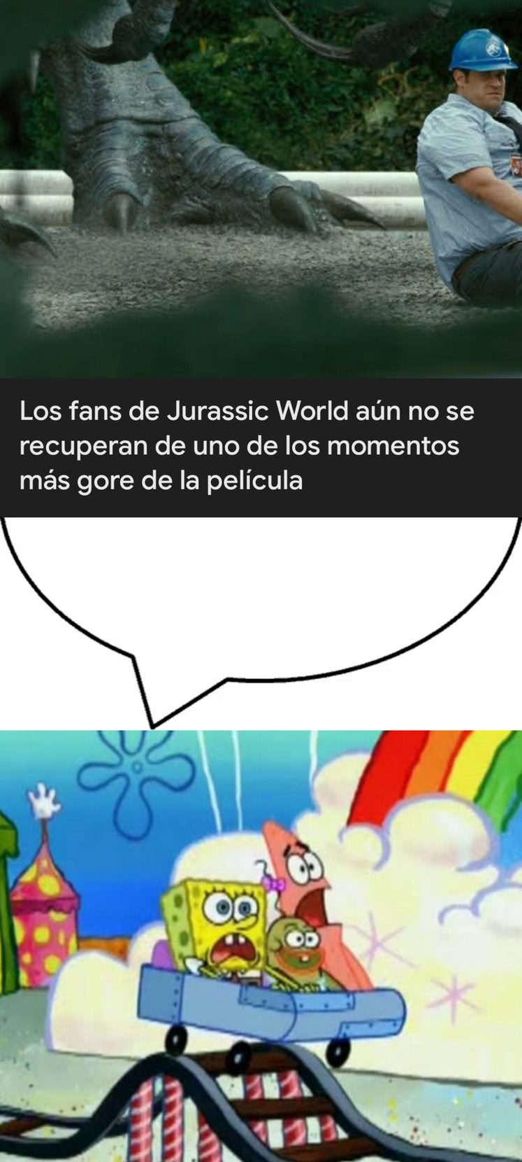 Para colmo la escena de la que hablan está censurada por unas hojas :son: - meme