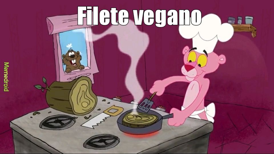 Filete vegano - meme