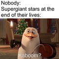 Yes, kaboom.